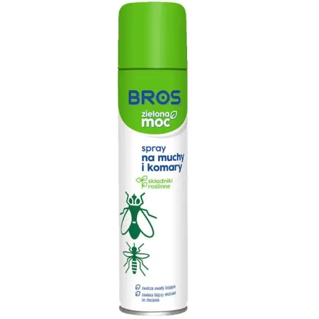 Komáre, muchy zelená sila sprej 300 ml Bros
