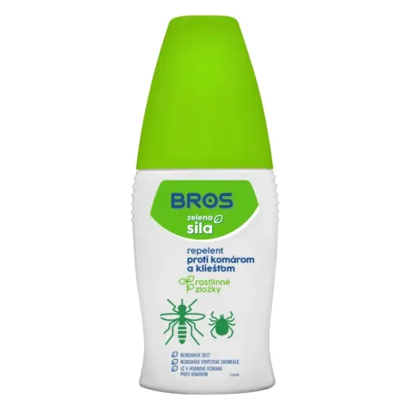 Komáre, kliešte zelená sila sprej Repelent 50 ml