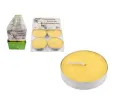 Sviečka Citronella čajovka žltá 6 ks proti komárom 11,5 × 1,5 cm