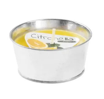 Sviečka Citronella 130 g vedro 120 × 60 mm proti komárom
