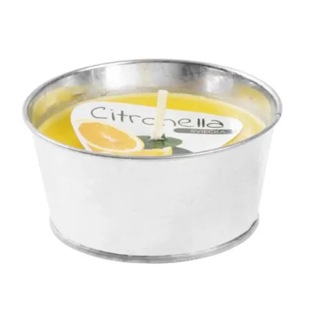 Sviečka Citronella 130 g vedro 120 × 60 mm proti komárom
