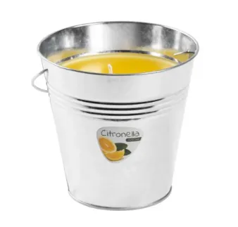 Sviečka Citronella 510 g vedro 150 × 150 mm proti komárom