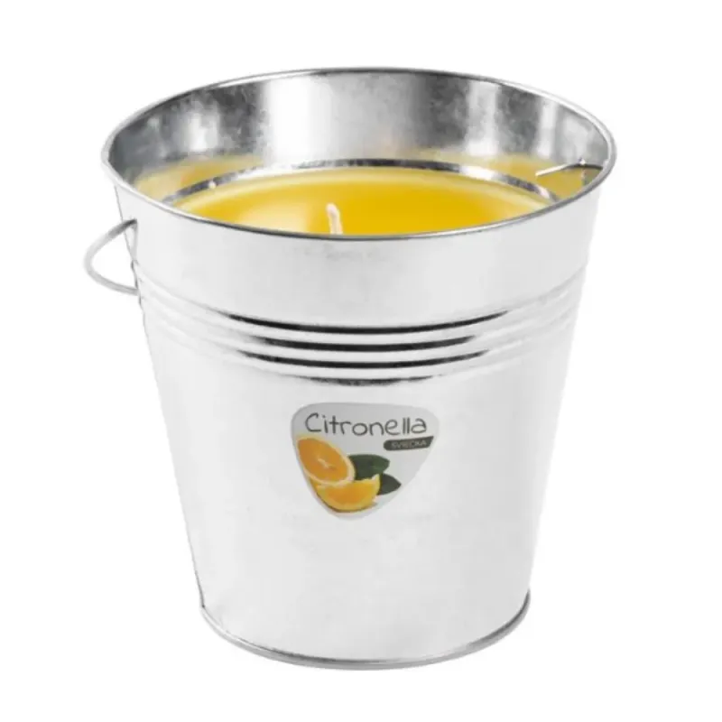 Sviečka Citronella 510 g vedro 150 × 150 mm proti komárom