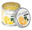 Sviečka Citronella 50 g plechovka proti komárom