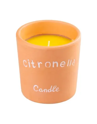 Sviečka Citronella terracotta 100 × 100 mm proti komárom