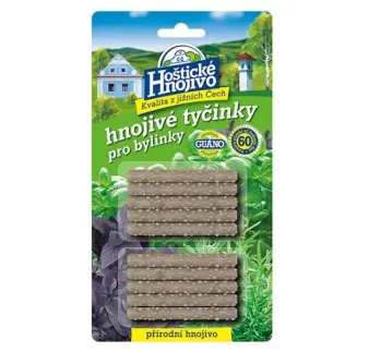 Tyčinkové hnojivo bylinky