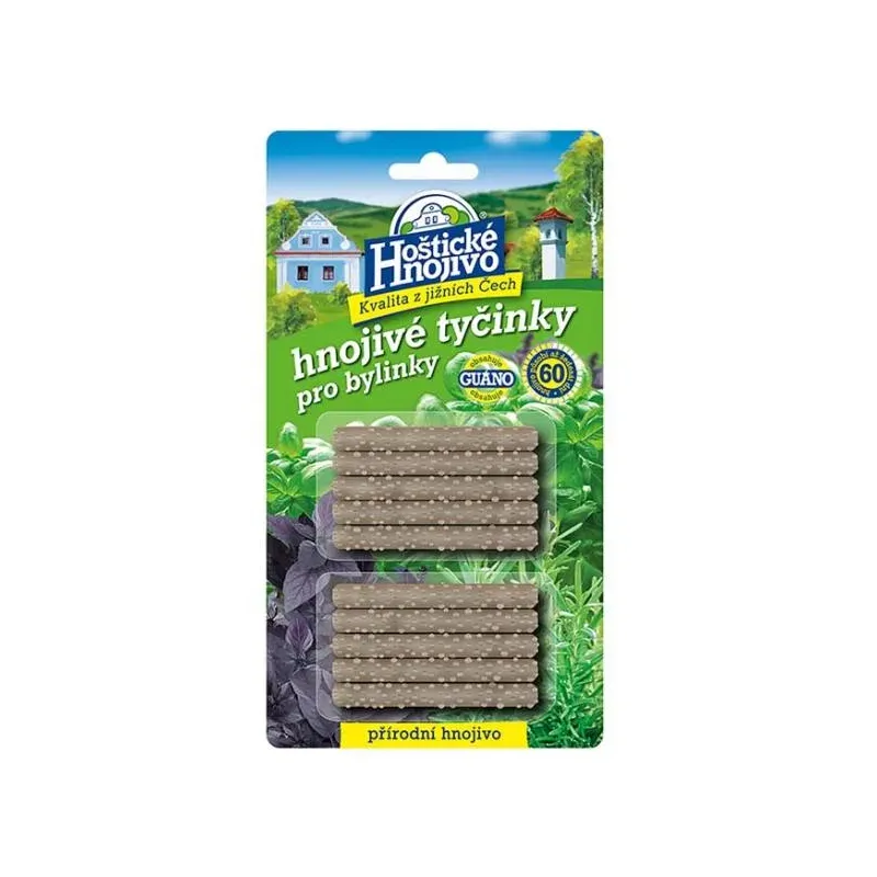 Tyčinkové hnojivo bylinky