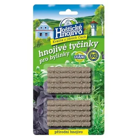 Tyčinkové hnojivo bylinky