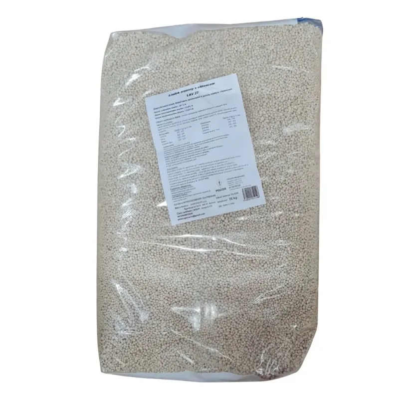 Liadok amónny 25 kg s vápencom Agroracio