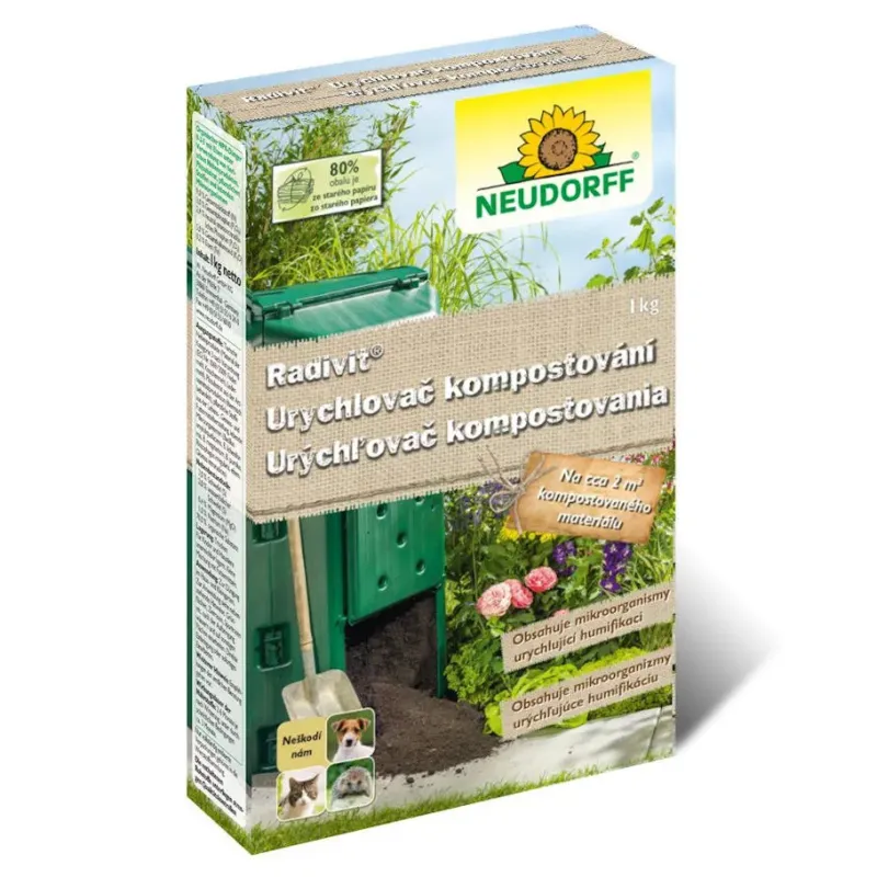 Kompost Radivit Neudorff 1 kg urýchľovač kompostu
