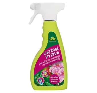 Listová výživa 500 ml sprej orchidey, izbové rastliny Forestina