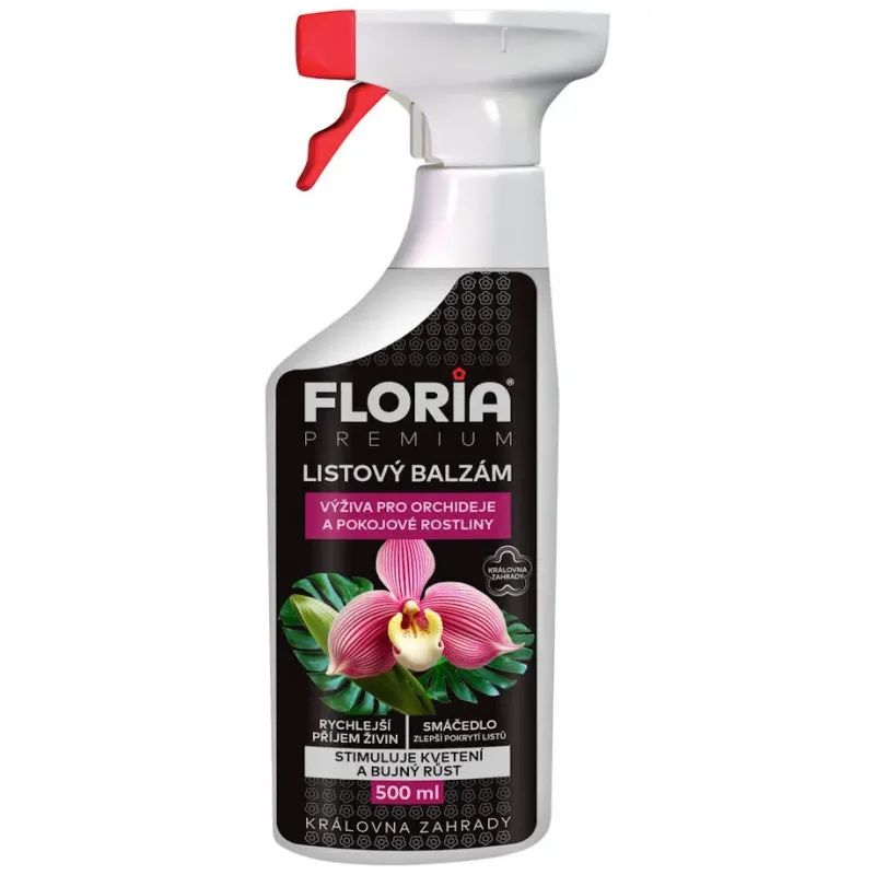 Listová výživa Floria Premium 500 ml sprej na orchidey a izbové rastliny