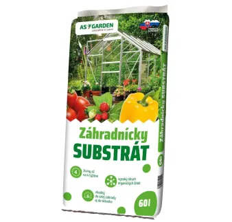 Substrát záhradnícky 60 l AS Garden