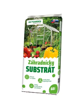 Substrát záhradnícky 60 l AS Garden