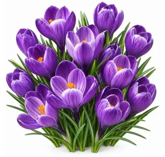 Krokus Remembrance – fialový jarný krokus