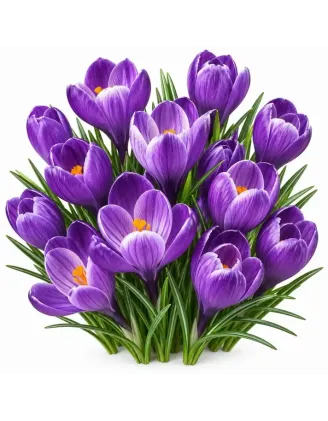 Krokus Remembrance – fialový jarný krokus