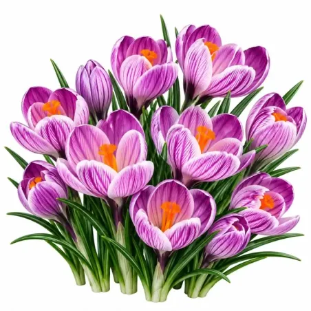 Krokus Pickwick – pruhovaný veľkokvetý krokus