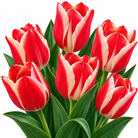 Tulipán Grand Peter – červeno-biely