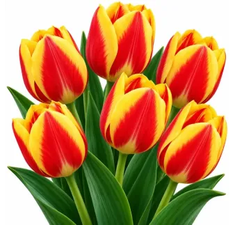 Tulipán Madrid – červeno-žltý