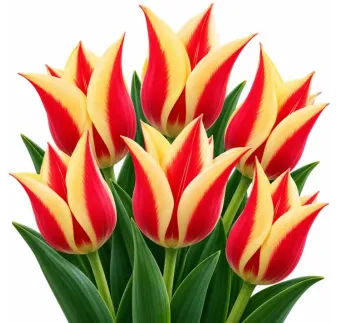 Tulipán Johann Strauss – červeno-žltý