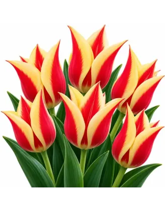 Tulipán Johann Strauss – červeno-žltý