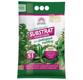 Substrát izbový 5 l minerálny Profík