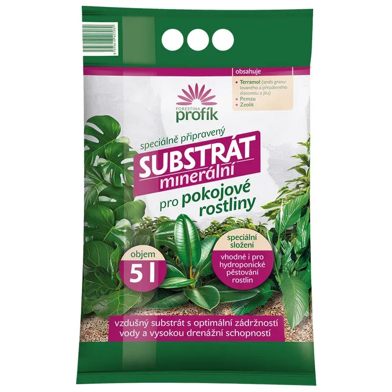 Substrát izbový 5 l minerálny Profík