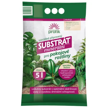 Substrát izbový 5 l minerálny Profík