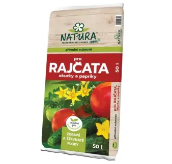 Substrát rajčiaky, uhorky, papriky 50 l Natura