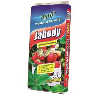 Substrát jahody 40+5 l zdarma Agro CS