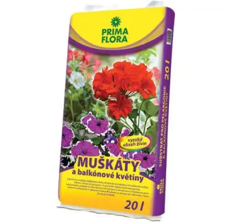 Substrát muškáty a balkónové kvety 20 l Primaflora