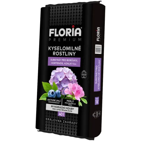 Substrát na kyslomilné rastliny 40 l Floria Premium