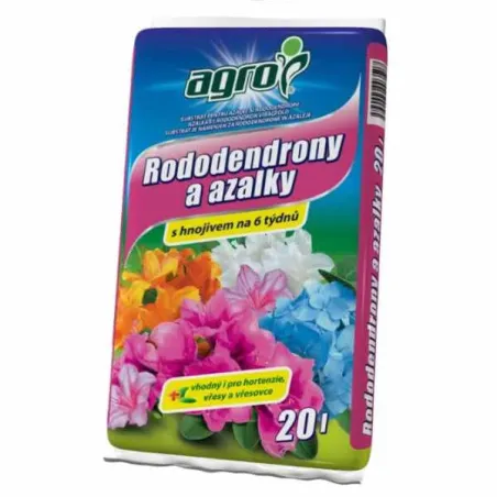 Substrát rododendróny a azalky 20 l Agro CS