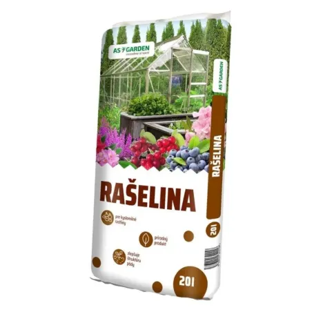 Rašelina 20 l pH 3,5-5 AS Garden