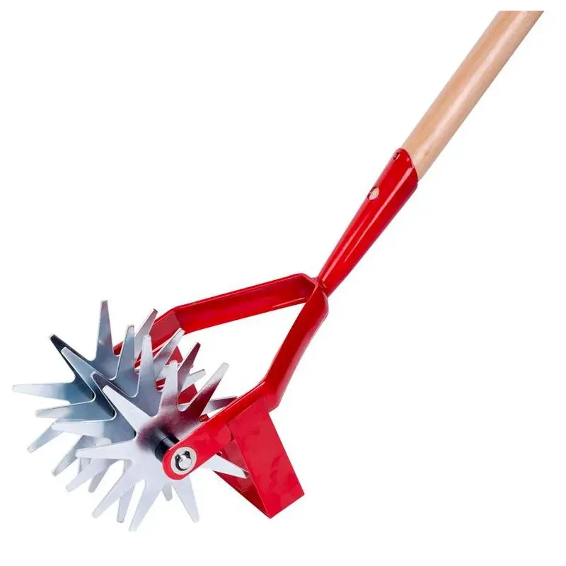 Kultivátor Yardworks, 4 nože, drevená násada 120 cm