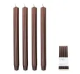 Kónická sviečka Luna hnedá 25 × 300 mm – 4 ks Kónická sviečka Luna hnedá 25 × 300 mm – 4 ks