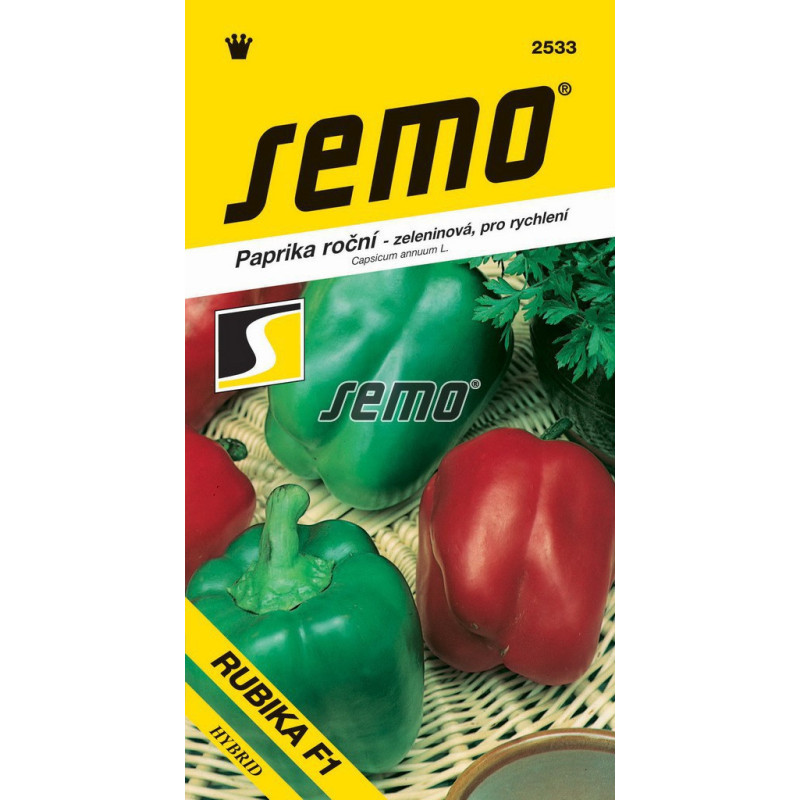 Paprika zeleninová Rubika F1