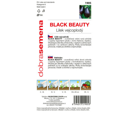 Baklažán Black Beauty