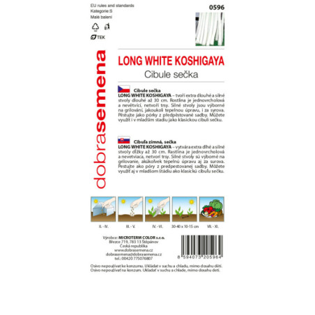 Cibuľa sečka Long White Koshig