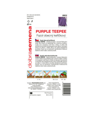 Fazula krickova sparglova Purple Teepee