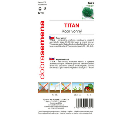 Kôpor voňavý Titan