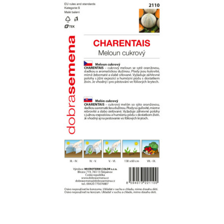Melón cukrový Charentais