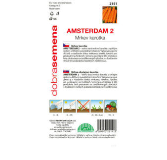 Mrkva skorá Amsterdam 2 BIO