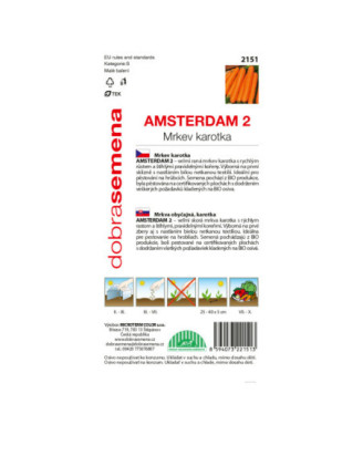 Mrkva skora Amsterdam 2 BIO