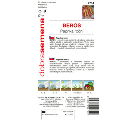 Paprika baraní roh Beros