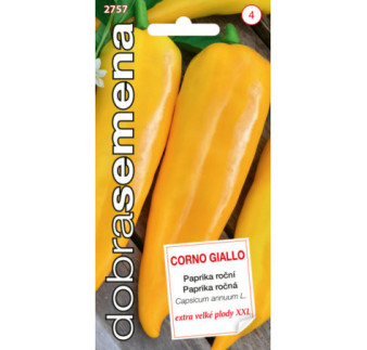 Paprika zeleninova Corno Giallo