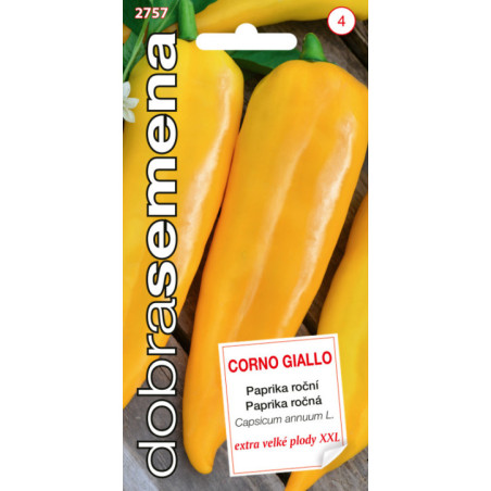 Paprika zeleninova Corno Giallo