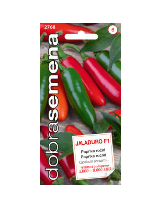 Paprika zeleninova Jaladuro F1 paliva typ JALAPENO DS