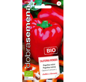 Paprika zeleninová kápia CALIFORNIA WONDER BIO