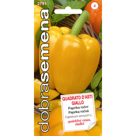 Paprika zeleninova Quadrato Giallo